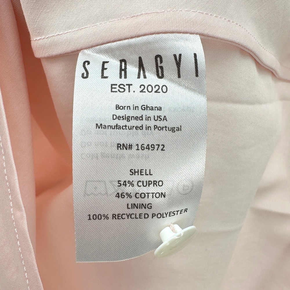 Seragyi Erin Cowl Neck Sleeveless Top 4 Blush Pink Coquette‎ Sartorial Luxury - Picture 5 of 7